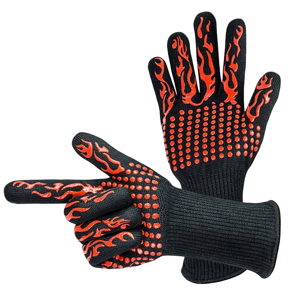 Hot Bbq Grilling Cooking Gloves Extreme Heat Resistant