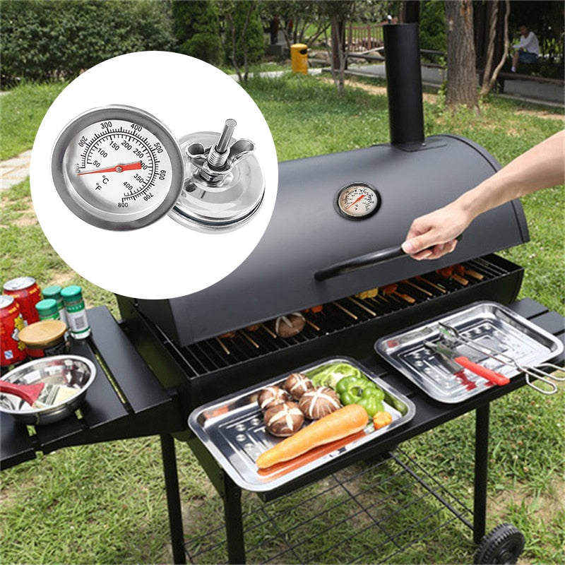 Degree Stainless Steel BBQ Smoker Pit Grill Bimetallic